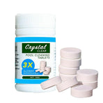 Pool Cleaning Tablets or Dispenser Floating Chlorine Hot Tub Chemical Cleaner - Only Tablets