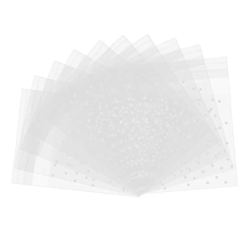 100X Translucent Plastic Candy Packaging Bags Self Adhesive Cookie Biscuit Bags - 10*15