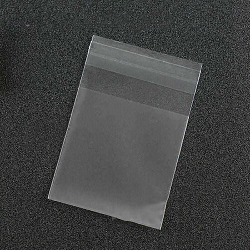 100X Translucent Plastic Candy Packaging Bags Self Adhesive Cookie Biscuit Bags - 10*15