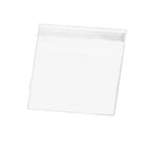 100X Translucent Plastic Candy Packaging Bags Self Adhesive Cookie Biscuit Bags - 14*14