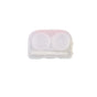 Lens Storage Case with Applicator Kit Tweezers Soft Tip Tool for Contact Eye Care - White