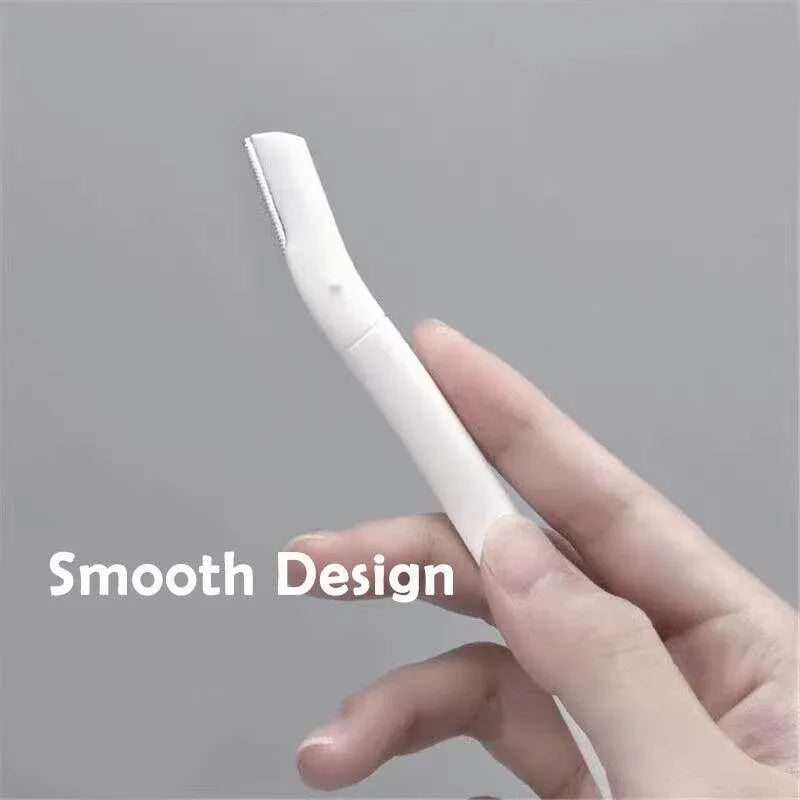 3Pcs Eyebrow Razor Set Facial Hair Remover Dermaplaning Shaving Tool Kit - Clear eyebrow*2+ Scissor comb