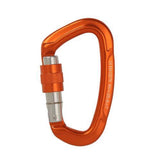 25KN Screwgate Locking Rock Climbing Carabiner Clip Aluminum D Ring Hook Buckle - Orange - Extra Image