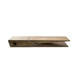 Wooden Towel Clip Underwear Clip Bathroom Wooden Clips for Towel and Laundry Use - Front View