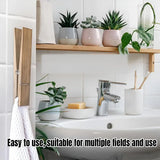 Wooden Towel Clip Underwear Clip Bathroom Wooden Clips for Towel and Laundry Use - Rear View