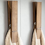 Wooden Towel Clip Underwear Clip Bathroom Wooden Clips for Towel and Laundry Use - Extra Image