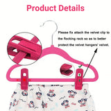 Clothes Drying Clips 20 Pack Velvet Flocking Trouser Pegs Hanger Grip Clamp Set - Beige - Top-Down View