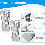 30pcs Multi Functional Stainless Steel Clothes Drying Clips Windproof Clips