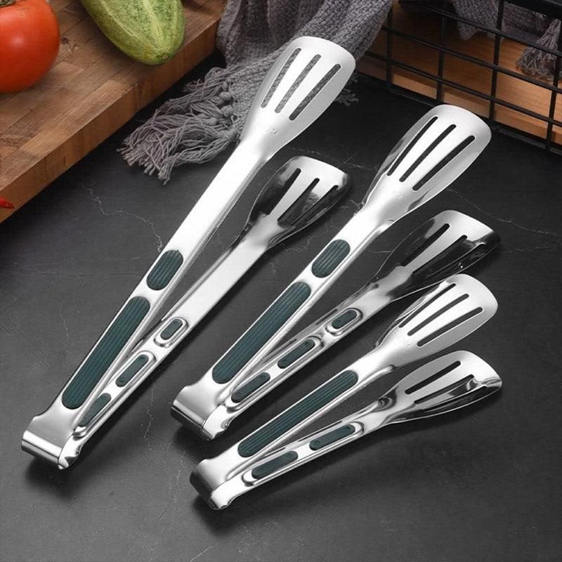3pcs Stainless Steel Food Holders Kitchen Grill Steak Food Holder Cooking Tools