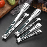 3pcs Stainless Steel Food Holders Kitchen Grill Steak Food Holder Cooking Tools - Extra Image