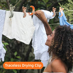 9 Pieces Clothes Drying Clips Windproof Anti Slip Large Clips for Laundry Drying
