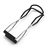 Stainless Steel Canning Jar Lifter Anti-Slip Lifting Tongs Gripper Anti-scalding - Green - Low Angle