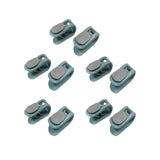 10/20pcs Quilt Retainer Cover Clips Invisible Needle-Free Thumb Buckle Bedding - Pink+Green-20PCS - Close-Up Angle