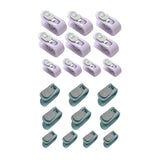 10/20pcs Quilt Retainer Cover Clips Invisible Needle-Free Thumb Buckle Bedding - Pink+Green-20PCS