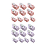 10/20pcs Quilt Retainer Cover Clips Invisible Needle-Free Thumb Buckle Bedding - Pink+Purple-20PCS - Extra Image