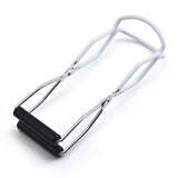 Stainless Steel Canning Jar Lifter Anti-Slip Lifting Tongs Gripper Anti-scalding - Red