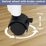 Clothes Drying Rack Floor Standing Coat Hanger V Belt Wheel Style for Bedroom - Top-Down View