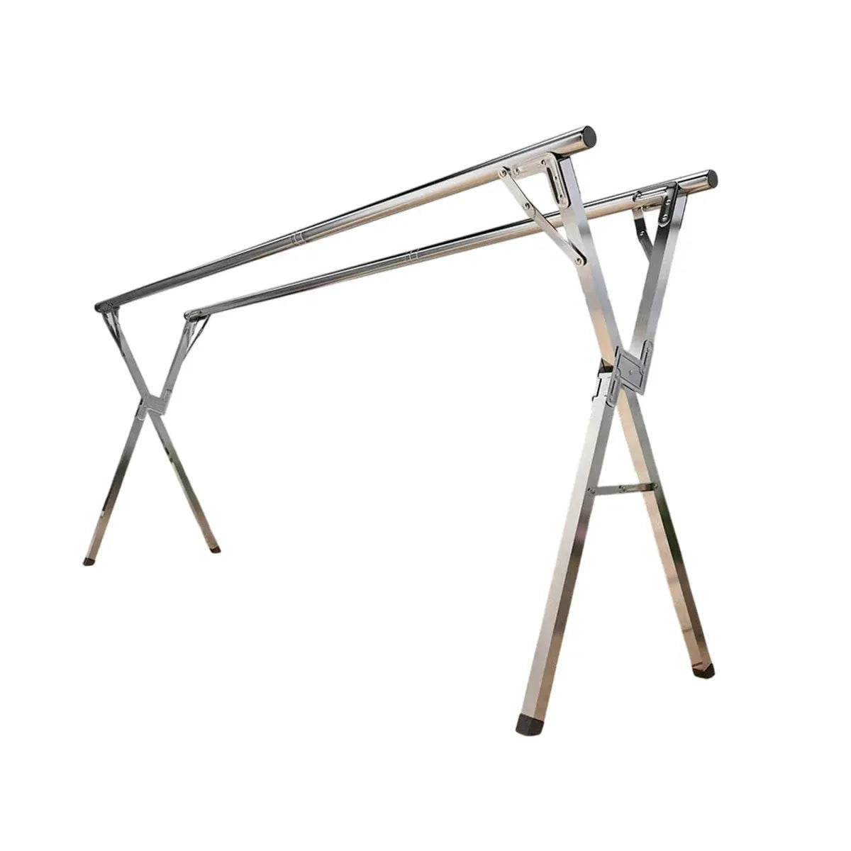 Floor Standing Folding Clothes Drying Rack Extendable 150-240cm