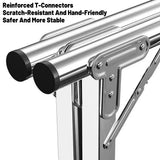 Floor Standing Folding Clothes Drying Rack Extendable 150-240cm - Close-Up Angle