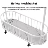 Clothes Hanger Stand Model Floor Standing Room Rack Movable Coat Rack Organizer