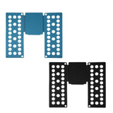 Small Size Folding Board for T-Shirts and Tops Magic Flip Fold Clothes Folder Tool - Black - Front View