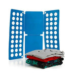 Small Size Folding Board for T-Shirts and Tops Magic Flip Fold Clothes Folder Tool - Black - Top-Down View