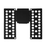 Small Size Folding Board for T-Shirts and Tops Magic Flip Fold Clothes Folder Tool - Black - Rear View