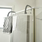 6 Rails Hanging Laundry Drying Rack Over Door Clothes Airer Stand - 45-Degree Angle