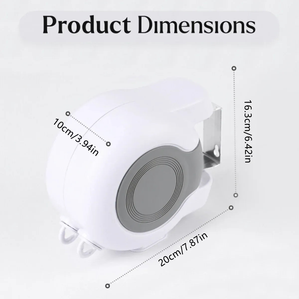 Double Clothes Line Wall Hanger Retractable Clothesline Clothes Dryer 13m Indoor