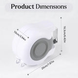 Double Clothes Line Wall Hanger Retractable Clothesline Clothes Dryer 13m Indoor - Side View