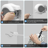Double Clothes Line Wall Hanger Retractable Clothesline Clothes Dryer 13m Indoor - Close-Up Angle