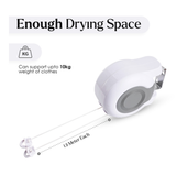 Double Clothes Line Wall Hanger Retractable Clothesline Clothes Dryer 13m Indoor - Top-Down View