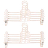 Seamless Household Retractable Pants Rack Buckle Clothes Clip Inner Hanger - Green