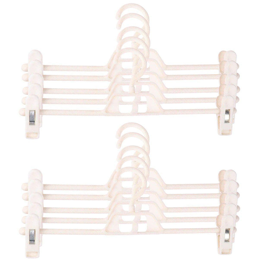 Seamless Household Retractable Pants Rack Buckle Clothes Clip Inner Hanger - Green
