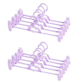 Seamless Household Retractable Pants Rack Buckle Clothes Clip Inner Hanger - Pink - Close-Up Angle