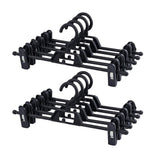 Seamless Household Retractable Pants Rack Buckle Clothes Clip Inner Hanger - Pink