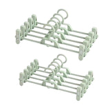 Seamless Household Retractable Pants Rack Buckle Clothes Clip Inner Hanger - Purple