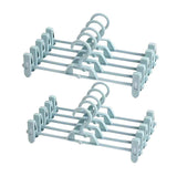Seamless Household Retractable Pants Rack Buckle Clothes Clip Inner Hanger - White