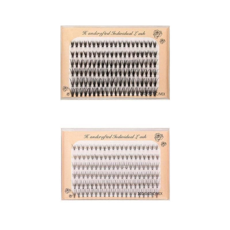 Volume Cluster Eyelash Extension Individual Russian False Mink Lashes C 10D/20D - 20D Mix