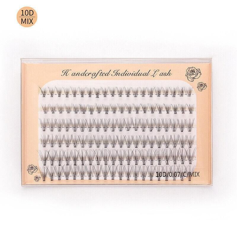 Volume Cluster Eyelash Extension Individual Russian False Mink Lashes C 10D/20D - 20D Mix
