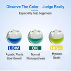 Aquatic CO2 Drop Checker Glass Aquarium Monitor Kit Accurate Fish Tank Tester - Hook shape