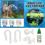 Aquatic CO2 Drop Checker Glass Aquarium Monitor Kit Accurate Fish Tank Tester - Test solution