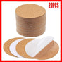 20Pcs Plain Round Cork Coasters Coffee Drink Tea Cup Mat Placemats Wine Mat Au