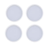 Coaster Resin Casting Mould Epoxy Mold Silicone Craft DIY Jewelry Agate Making - Large Round*4