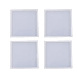 Coaster Resin Casting Mould Epoxy Mold Silicone Craft DIY Jewelry Agate Making - Large Round*4
