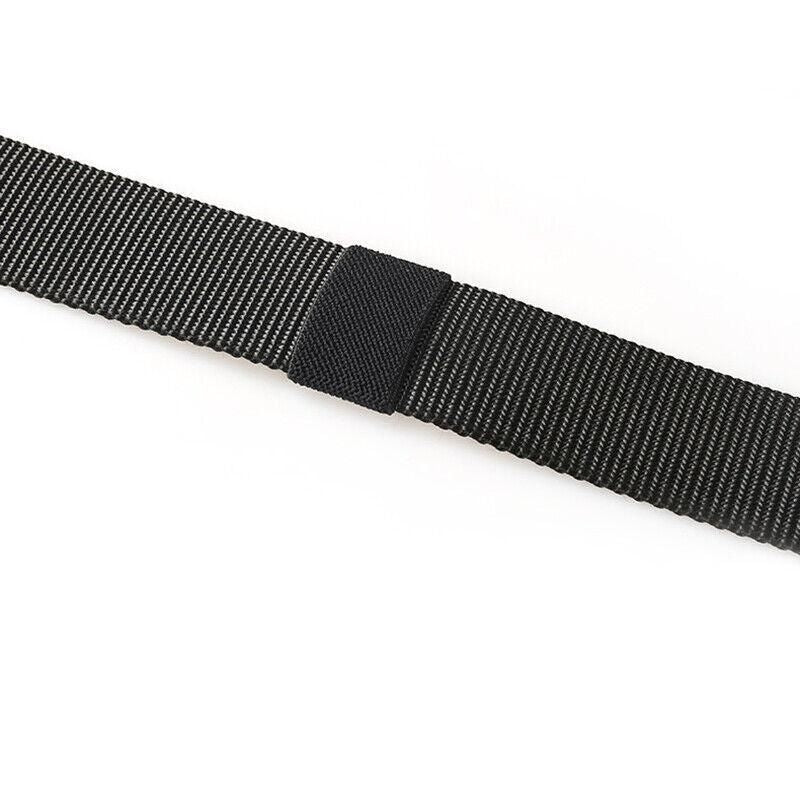 Mens Canvas Outdoor Tactical Belt Heavy Duty Army Waist Web Strap Waistband Hot - Army Green