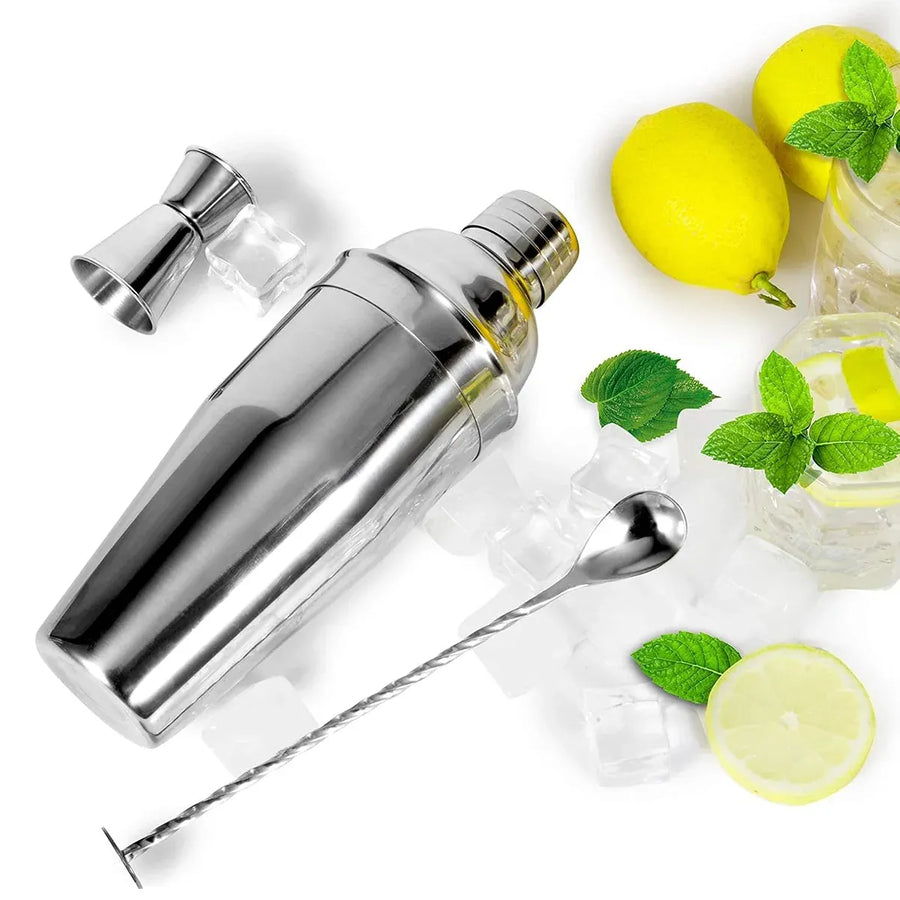 3PCS Stainless SteelCocktail Shaker Set for Bar Tool Kit for Home Bartender