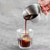 100ml Stainless Steel Coffee Extraction Measuring Cup Graduated Coffee Tool - Top-Down View