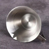 100ml Stainless Steel Coffee Extraction Measuring Cup Graduated Coffee Tool - Low Angle