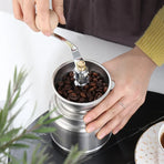Manual Stainless Steel Grinder with Ceramic Core for Coffee Beans Rice Sesame